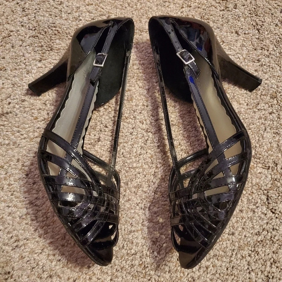 Liz Claiborne Flex Puzzle Heels Shoes 8.5 M - Picture 4 of 11